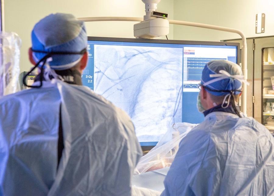 Archive: cardiac catheterization lab, Naval Medical Center San Diego, 29 Sept 2020. Not an Impella catheter, Automated Impella Controller, Abiomed device, or a patient on Impella support.